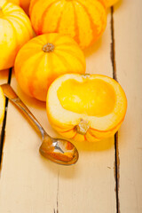 fresh yellow pumpkin