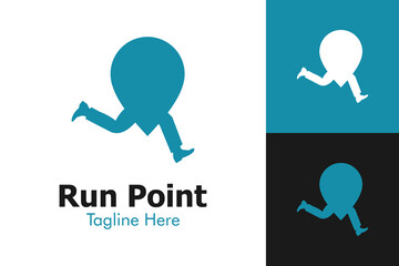 Illustration Vector Graphic of Run Point Logo. Perfect to use for Technology Company