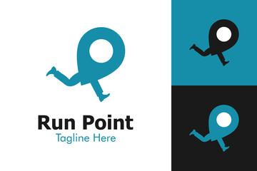 Illustration Vector Graphic of Run Point Logo. Perfect to use for Technology Company