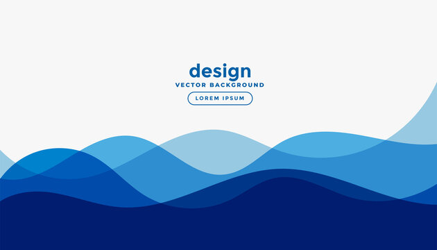 transparent blue wave presentation background