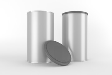 Tin Can With Lid
