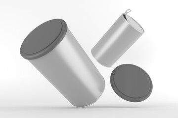 Tin Can With Lid