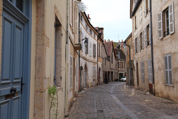 Fototapeta na wymiar Streets of Beaune, Burgundy, France