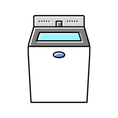 ice maker electric equipment color icon vector illustration