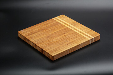 Wooden board for kitchen isolated