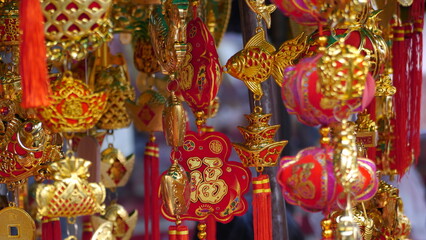 chinese lanterns and mobile