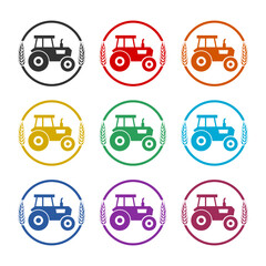 Farm logo, badge icon, color set