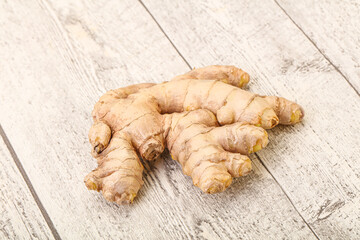 Natural organic raw ginger root