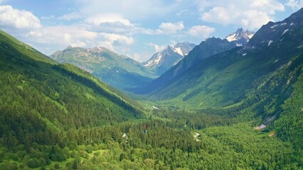 Fototapeta na wymiar Nature landscape of mountain valley.