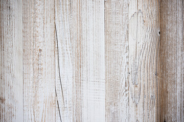 White wooden background. Wood texture planks