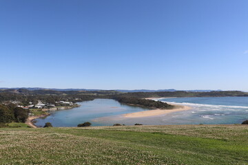 Landscape Photograph, Minnamurra River mouth at Kiama, NSW South Coast Australia, NSW
