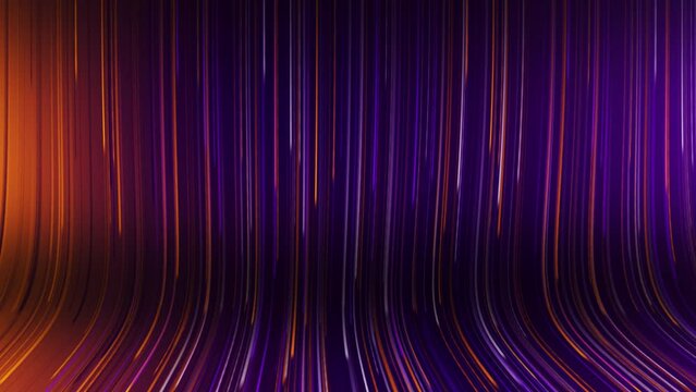 Loop video bg. Abstract colourful background with bright neon rays and glowing lines. Velvet violet looping background. Seamless loop animation 4k stock footage 