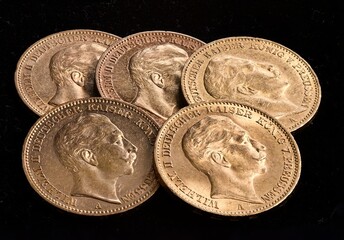 20 Mark Wilhelm II Goldmünzen Kurantmünze