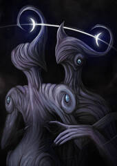 Fototapeta premium gemini zodiac sign