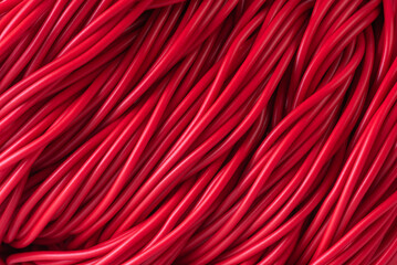 Electrical cable wire close-up background