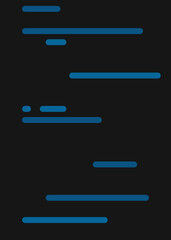 Code on screen vector illustration, flat cartoon coding lines simulation