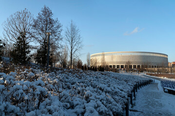 winter park of the city of Krasnodar. Galitsky Park