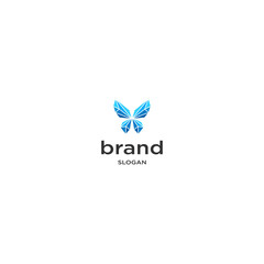 Awesome butterfly logo design template