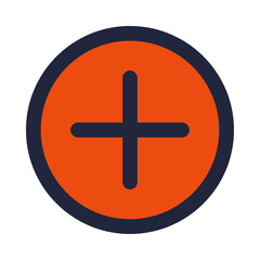 Circle add icon is made to complement your design needs, such as mobile and web applications,  business cards, flyers and others.
- Editable size and colour. File:
- Editable Vector Graphic (EPS)