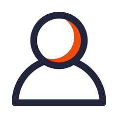 Profile icon is made to complement your design needs, such as mobile and web applications,  business cards, flyers and others. File: Editable Vector Graphic (EPS), you can edit the size and colour. 