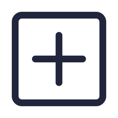 Square add icon is made to complement your design needs, such as mobile and web applications,  business cards, flyers and others.
- Editable size and colour
File:
- Editable Vector Graphic (EPS)