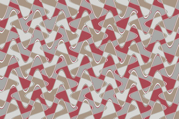 New fashion pink background, silver base layout, shiny metal painting