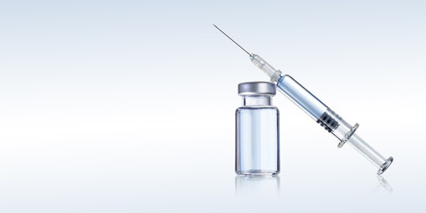 Syringe and Vaccine 