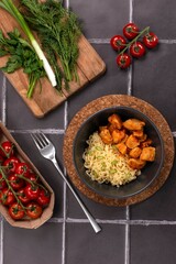 chicken with tomatoes