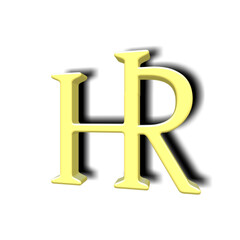 3d Gold Text Logo Design