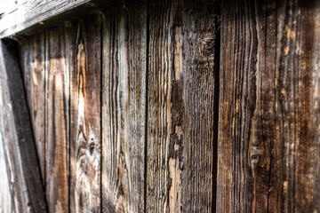 Decay wood texture from a wooden door