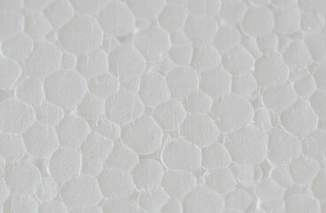 plastic foam texture background. foam box