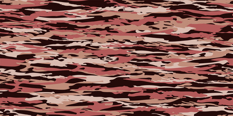 Camouflage background. Seamless pattern.Vector. 迷彩パターン テクスチャ 背景素材