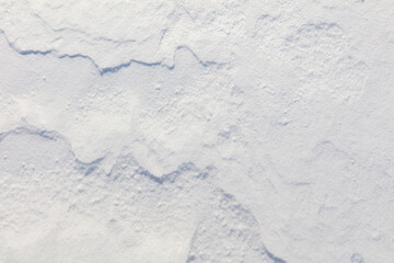 Snowy crust as an abstract background.