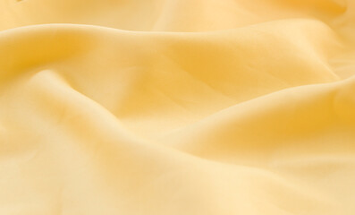 Smooth elegant yellow silk can use as background