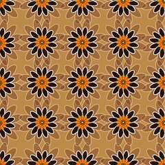 Colored Flowers Pattern