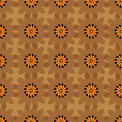 Colored Flowers Pattern