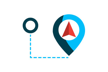 Location Isolated Vector which can be easily modified or edit