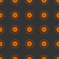 Colored Flowers Pattern