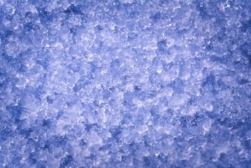 雪（マクロ撮影）