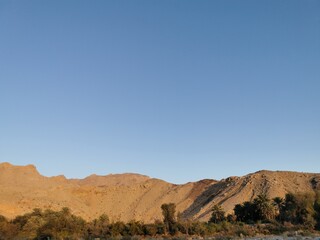 High mountains in the Sultanate of Oman Nizwa