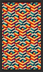 3d isometric pattern vector in soft or pastel colors, 3d cubes abstract background