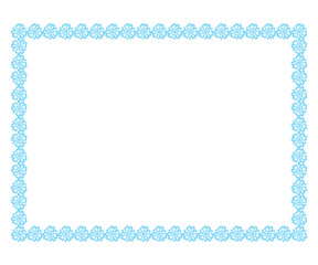 abstract artistic creative blue border