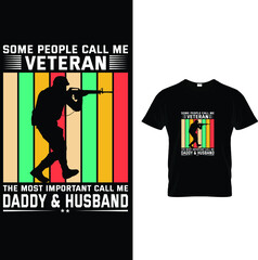 Veteran Husband T-Shirt Design