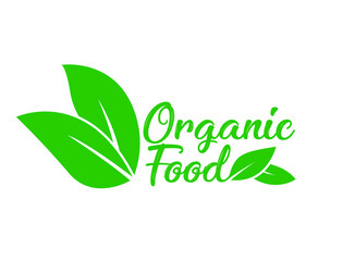 organic food icon vector illustration 