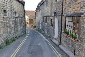 Fototapeta premium narrow street in the town