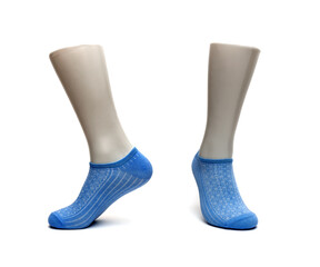 female sock isolated on white background