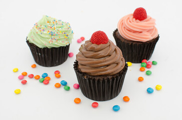 cupcakes with sprinkles