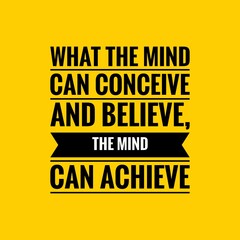 Attitude Quote. Inspirational motivating quote on yellow background. Inspirational quote, motivational quote for wall post.