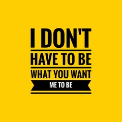 Attitude Quote. Inspirational motivating quote on yellow background. Inspirational quote, motivational quote for wall post.