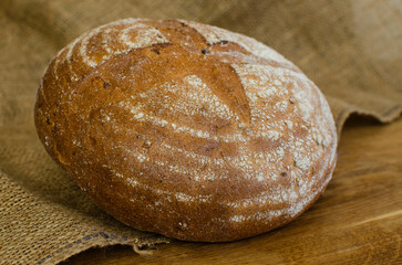Loaf of bread still life